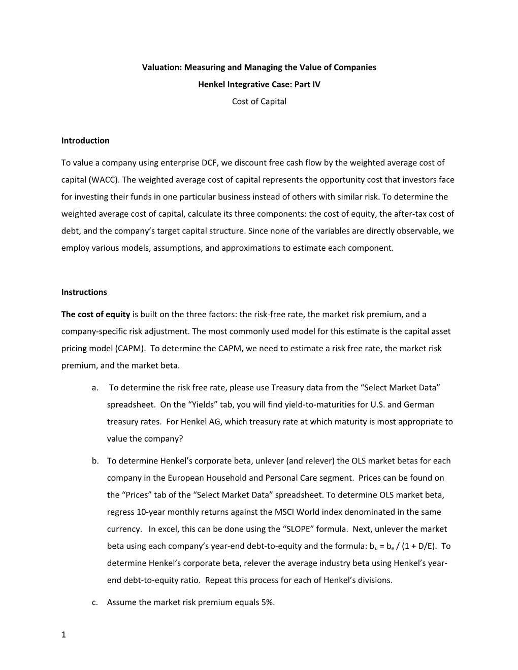 Valuation: Measuring and Managing the Value of Companies