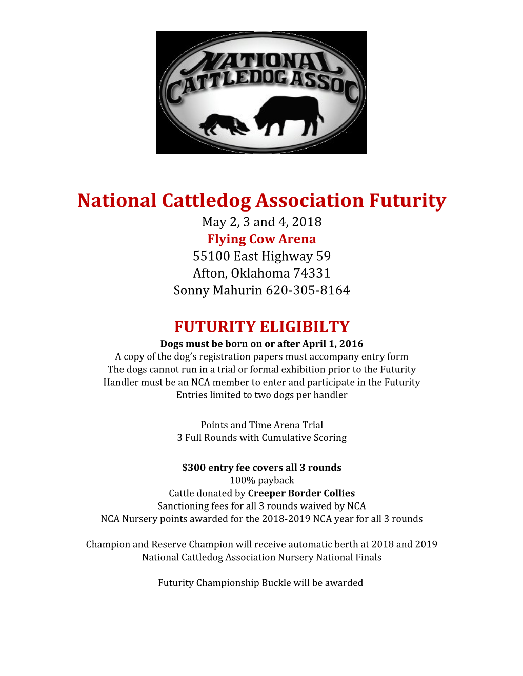 National Cattledog Association Futurity