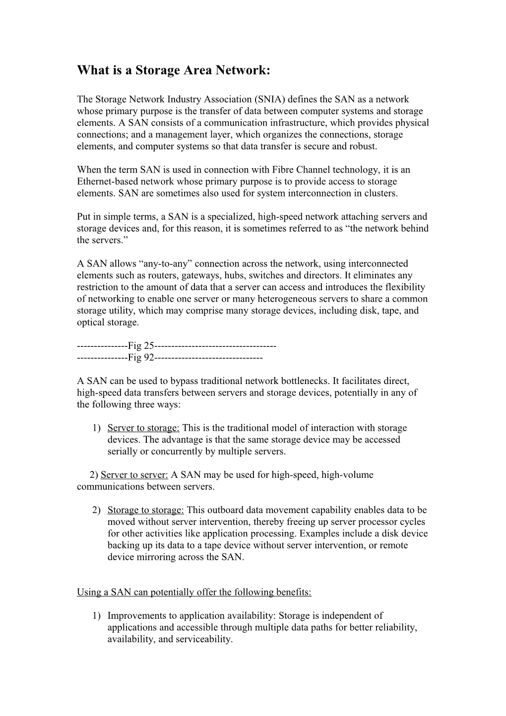 What Is a Storage Area Network