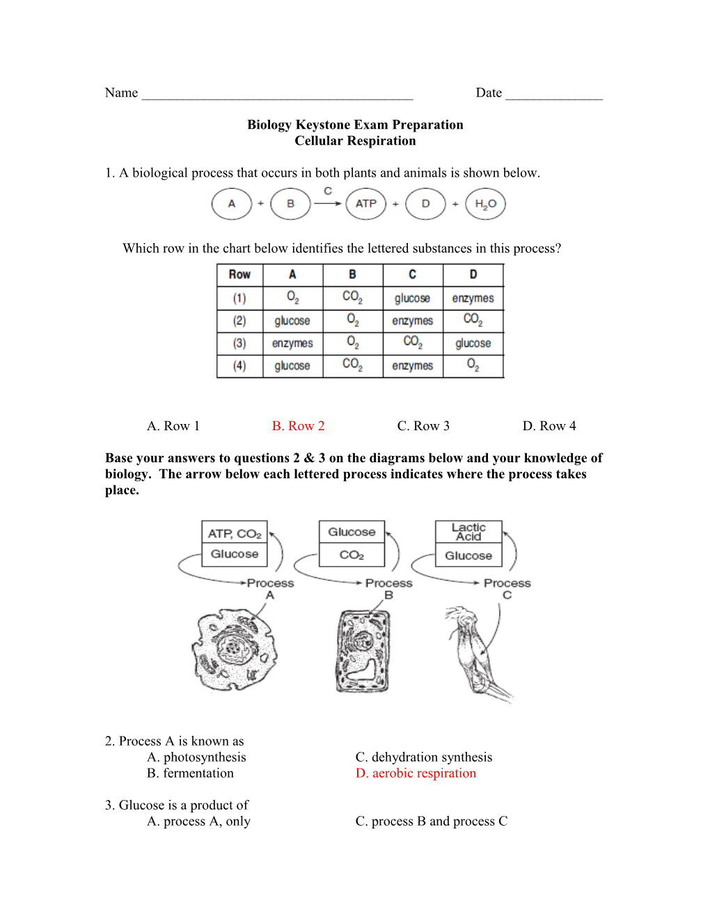 Biology Keystone Exam Preparation