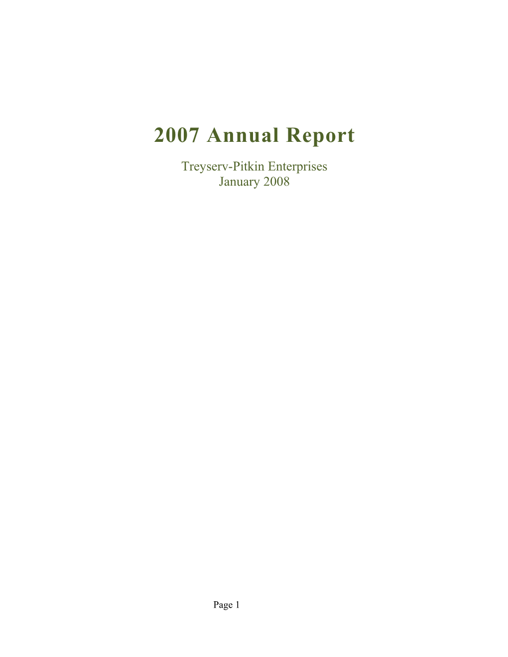 2007 Annual Report