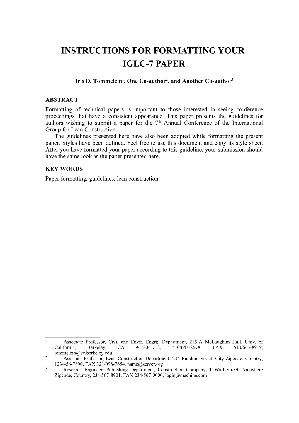 Parade Game: Impact of Work Flow Variability on Succeeding Trade Performance