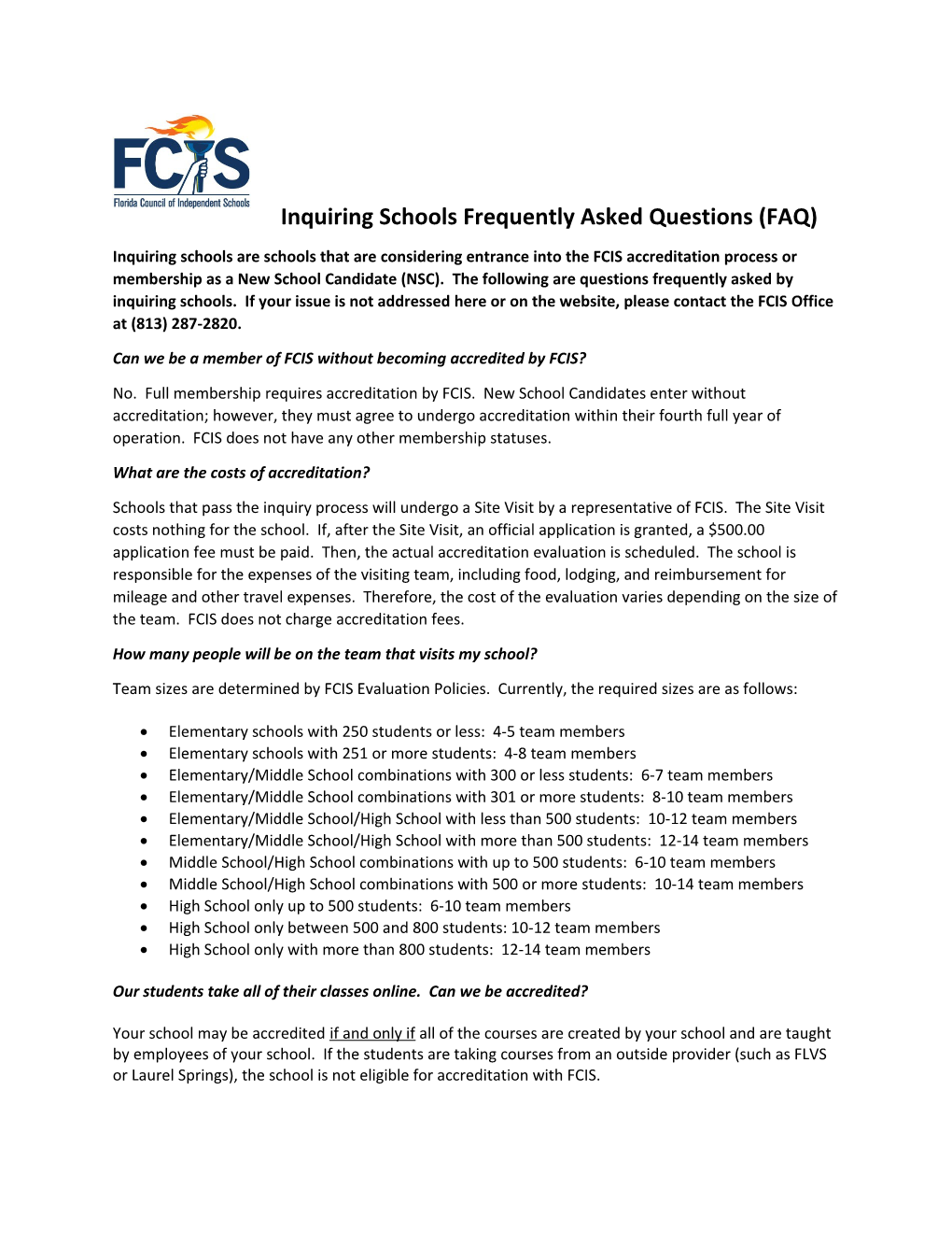Can We Be a Member of FCIS Without Becoming Accredited by FCIS?