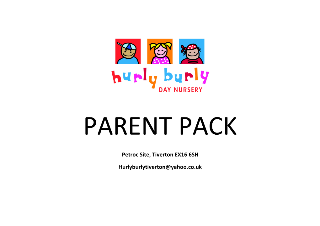 Thanks for Requesting Our Parent Information Pack