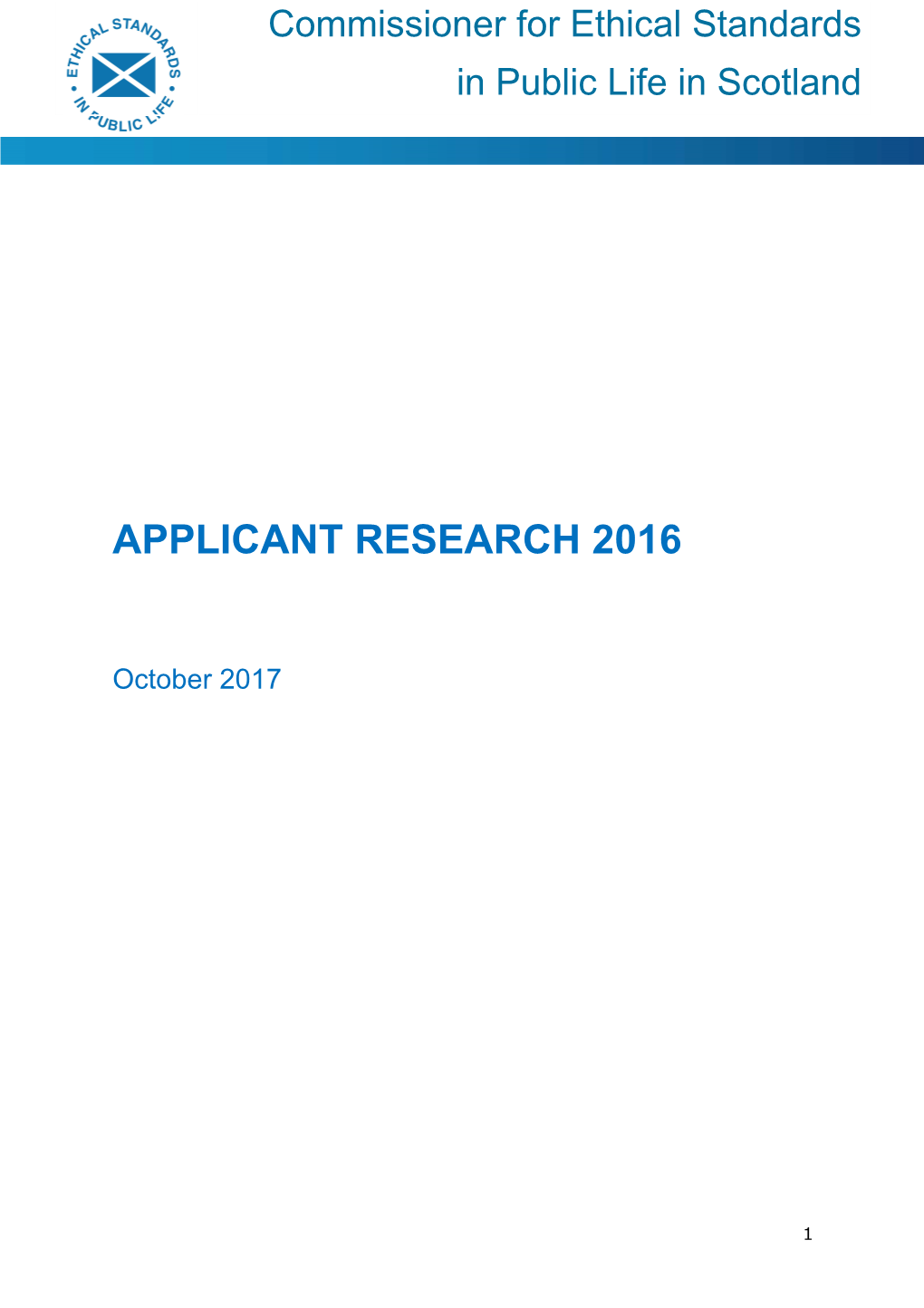 Applicant Research 2016