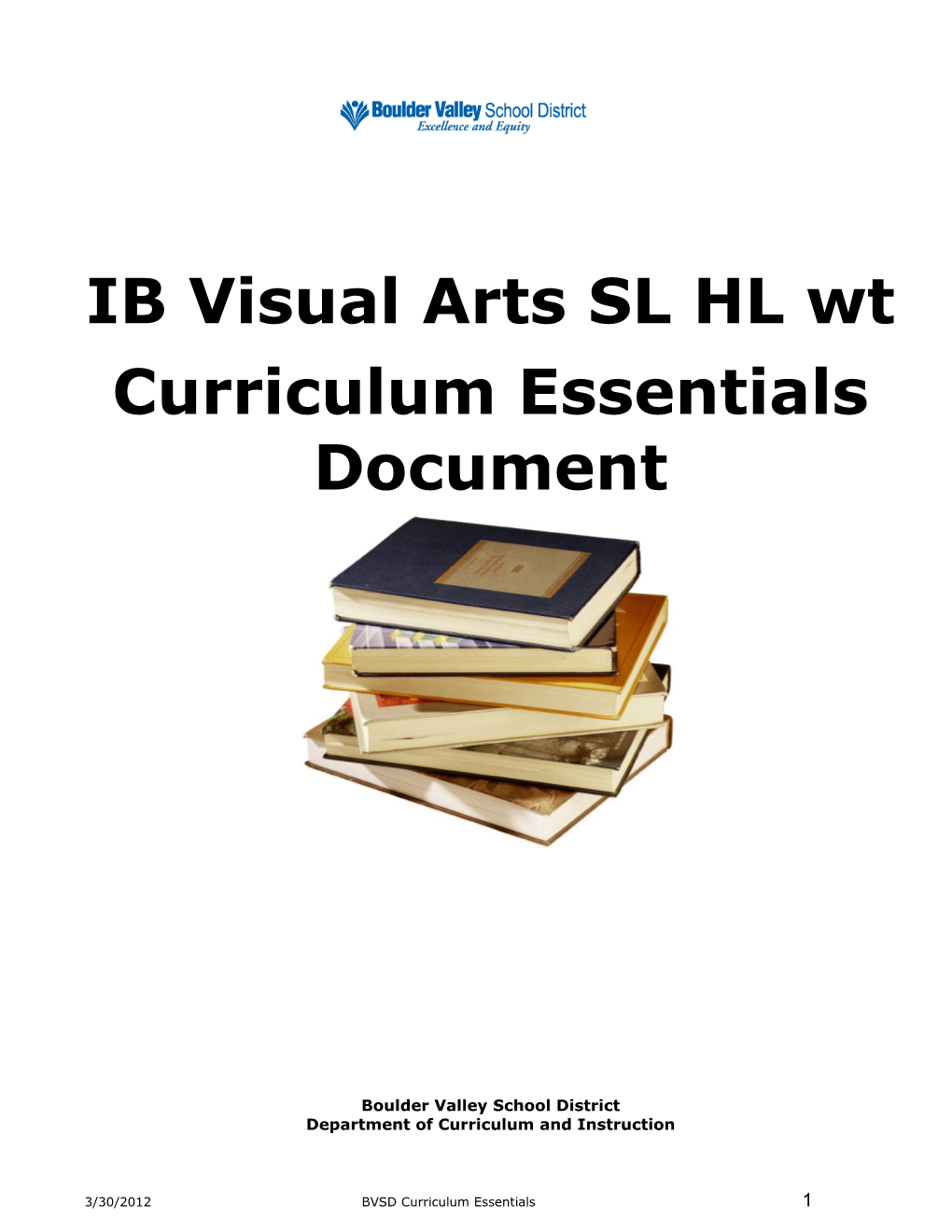 IB Visual Arts HL Wt