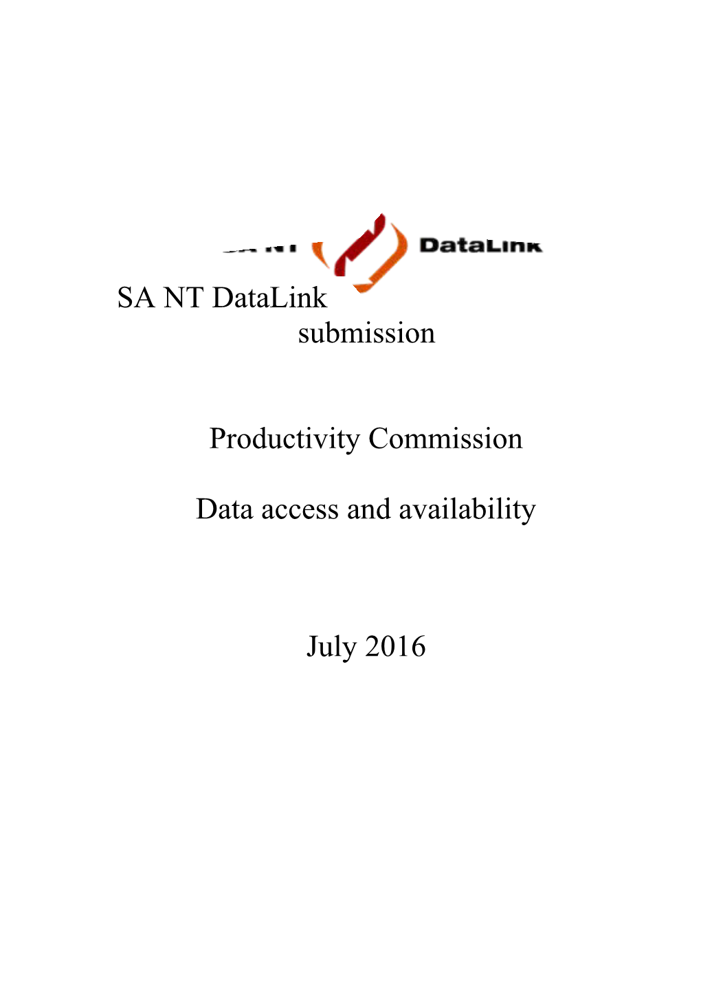 Submission 123 - SA NT Datalink - Data Availability and Use - Public Inquiry