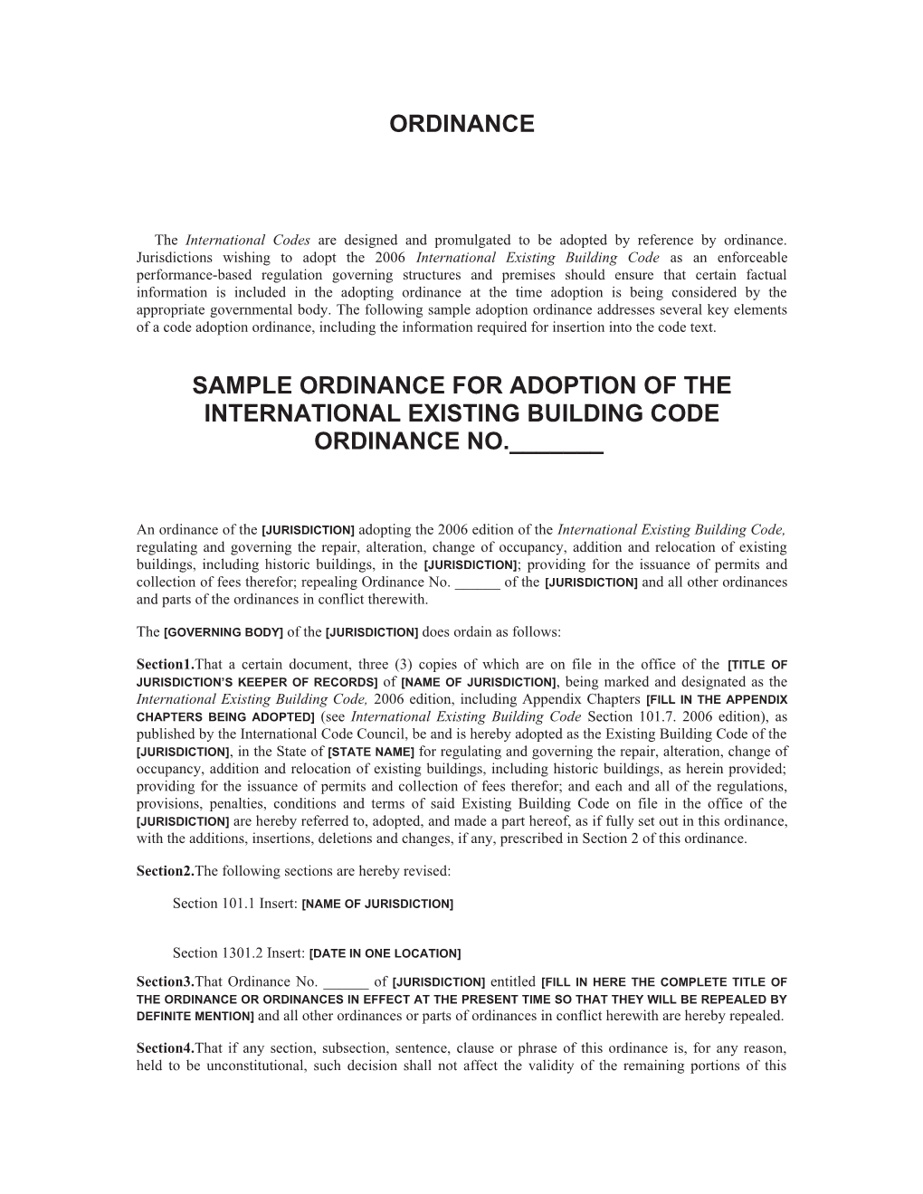 2006 International Existing Building Code