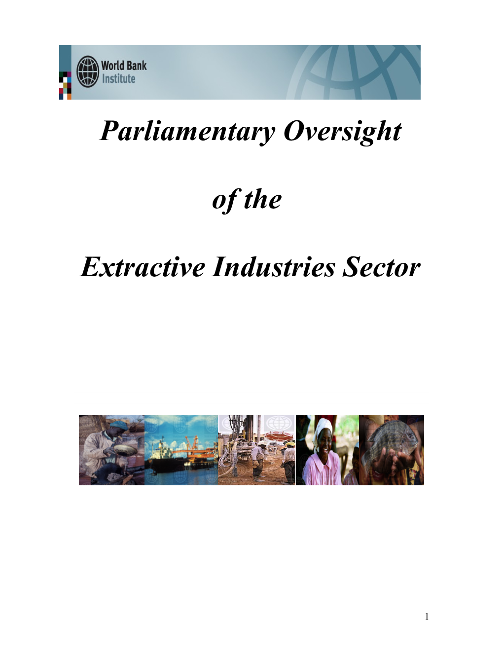 Parliament and the Resource Curse6