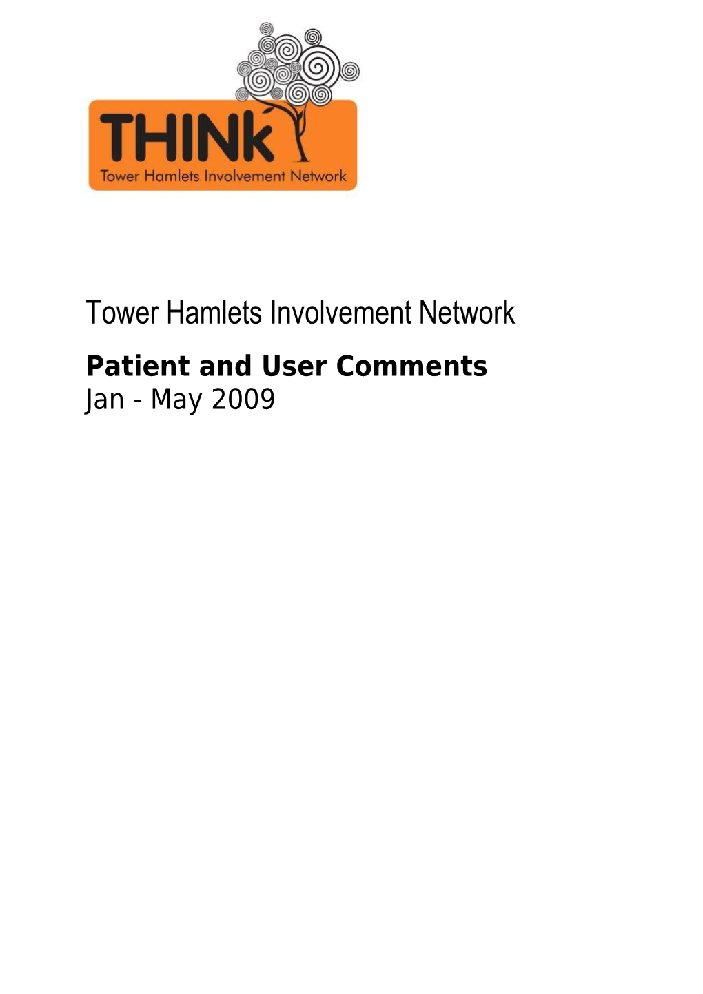 Patient and User Comments