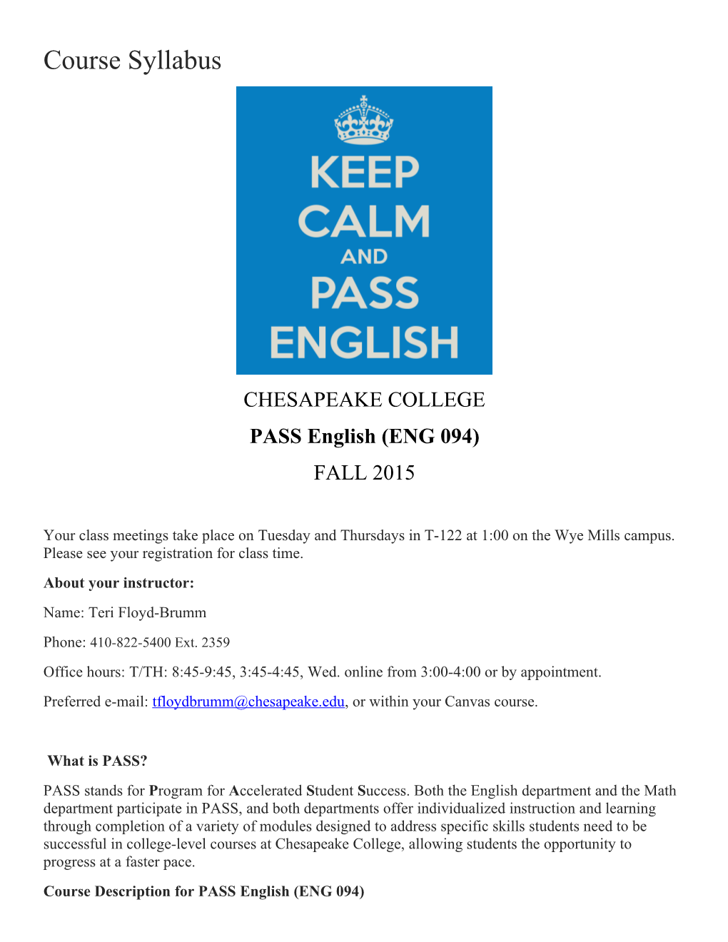 PASS English (ENG 094)