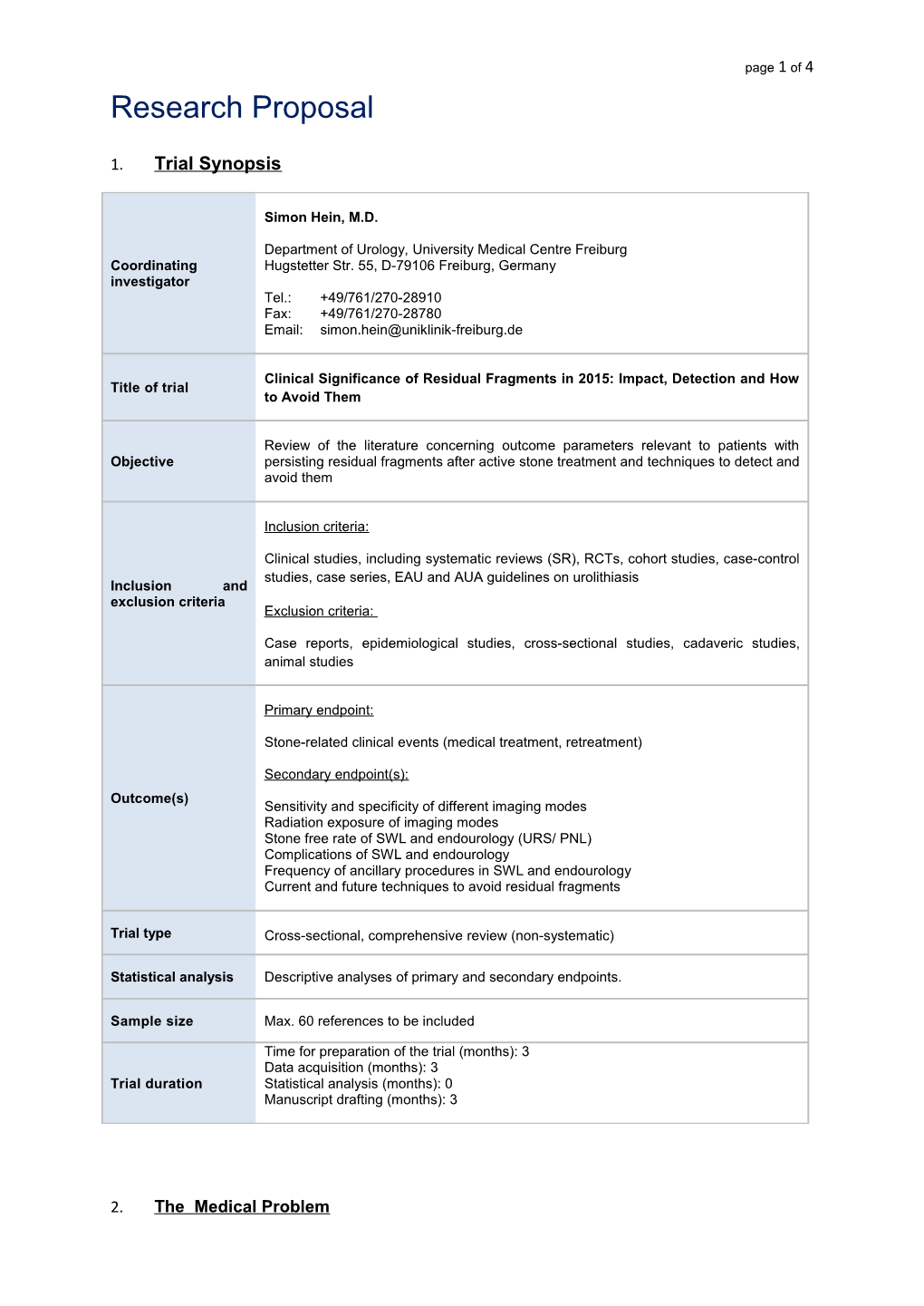 3.1Inclusion and Exclusion Criteria