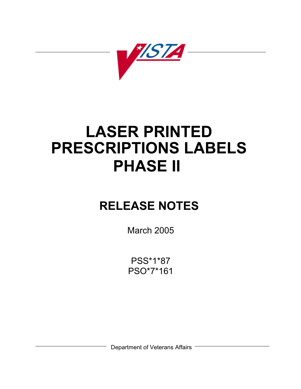 Laser Printed Prescriptions Labels