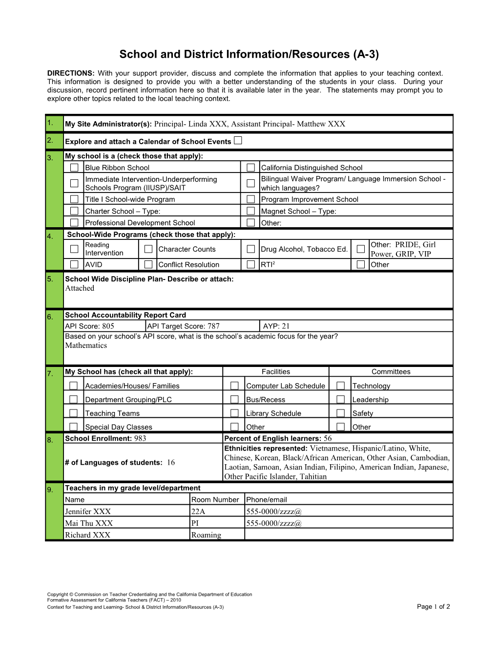 3. Valerie - 7Th - Prealg - School District Information