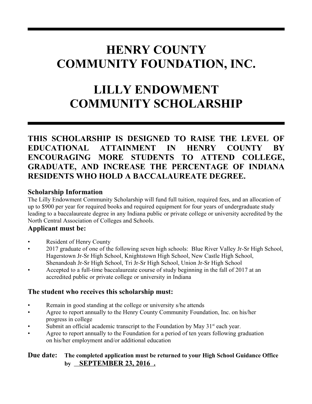 Community Foundation, Inc