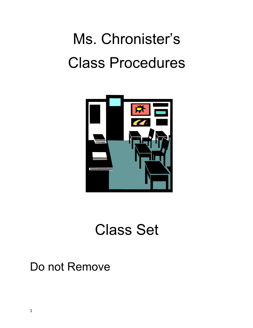 Class Procedures