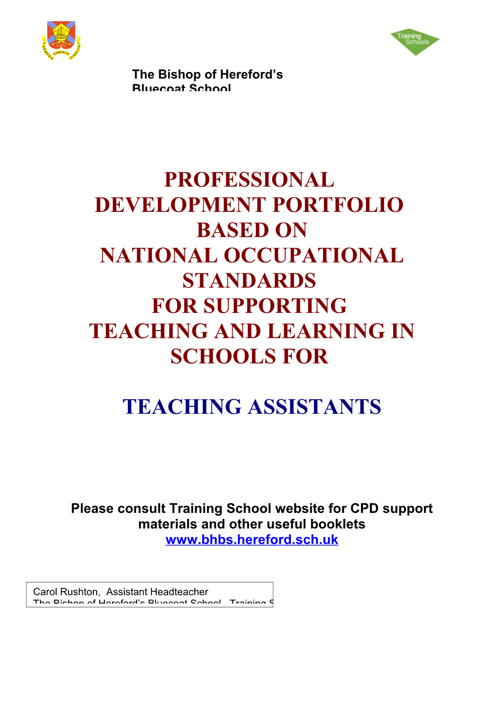 Teaching Assistants PDP