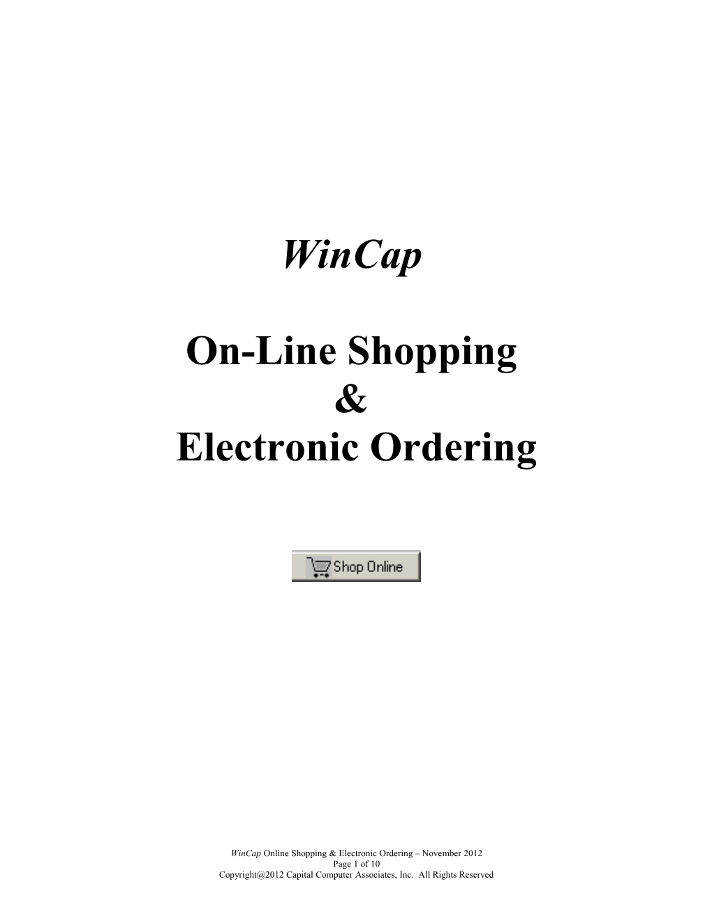 On-Line Shopping