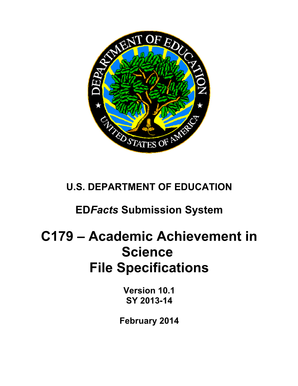 Academic Achievement in Science File Specifications