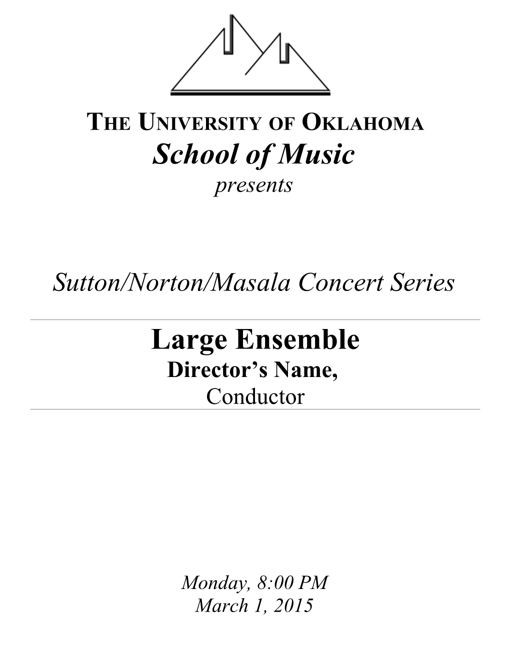 Sutton/Norton/Masala Concert Series