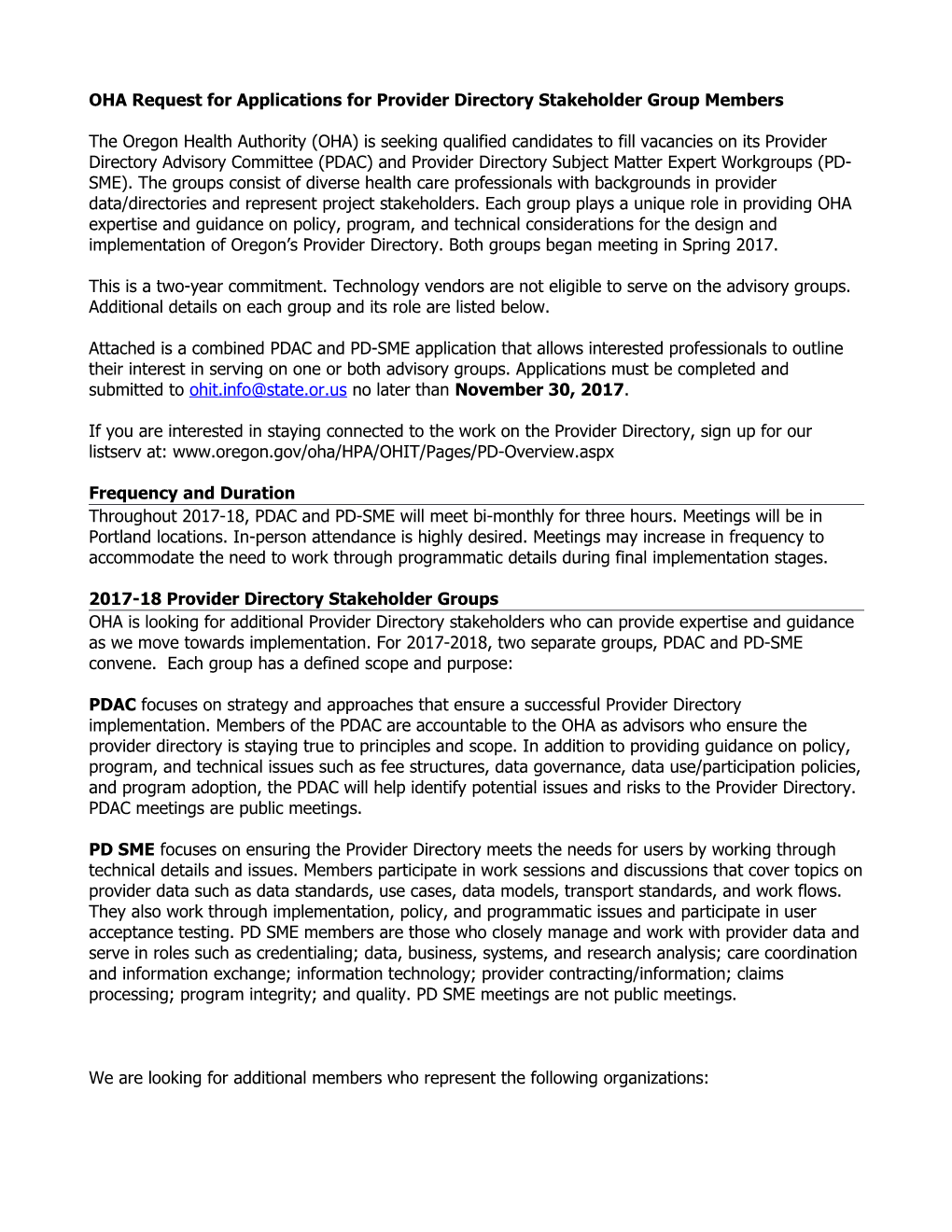 2017 PDAC-SME Nominations Form