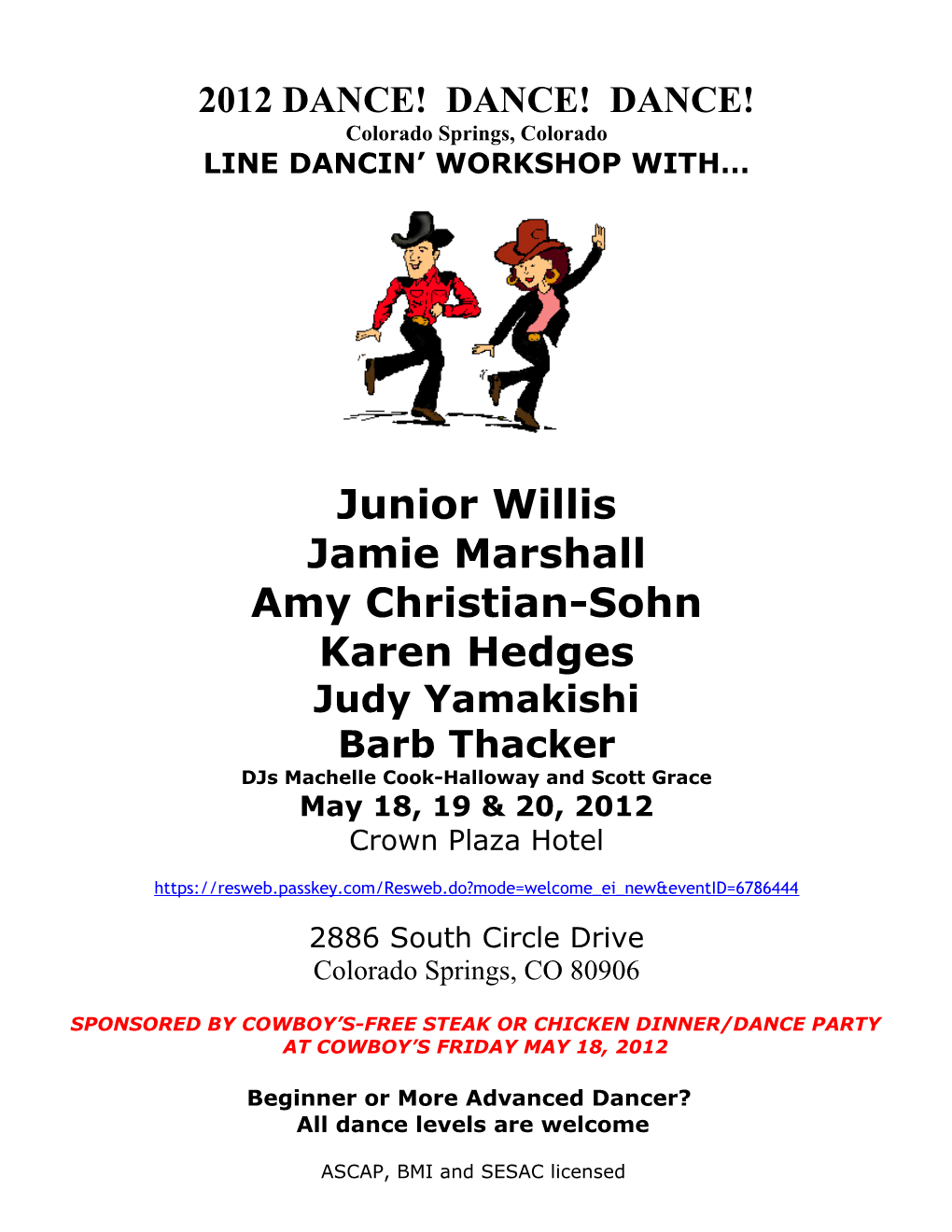 Line Dancin Workshop With