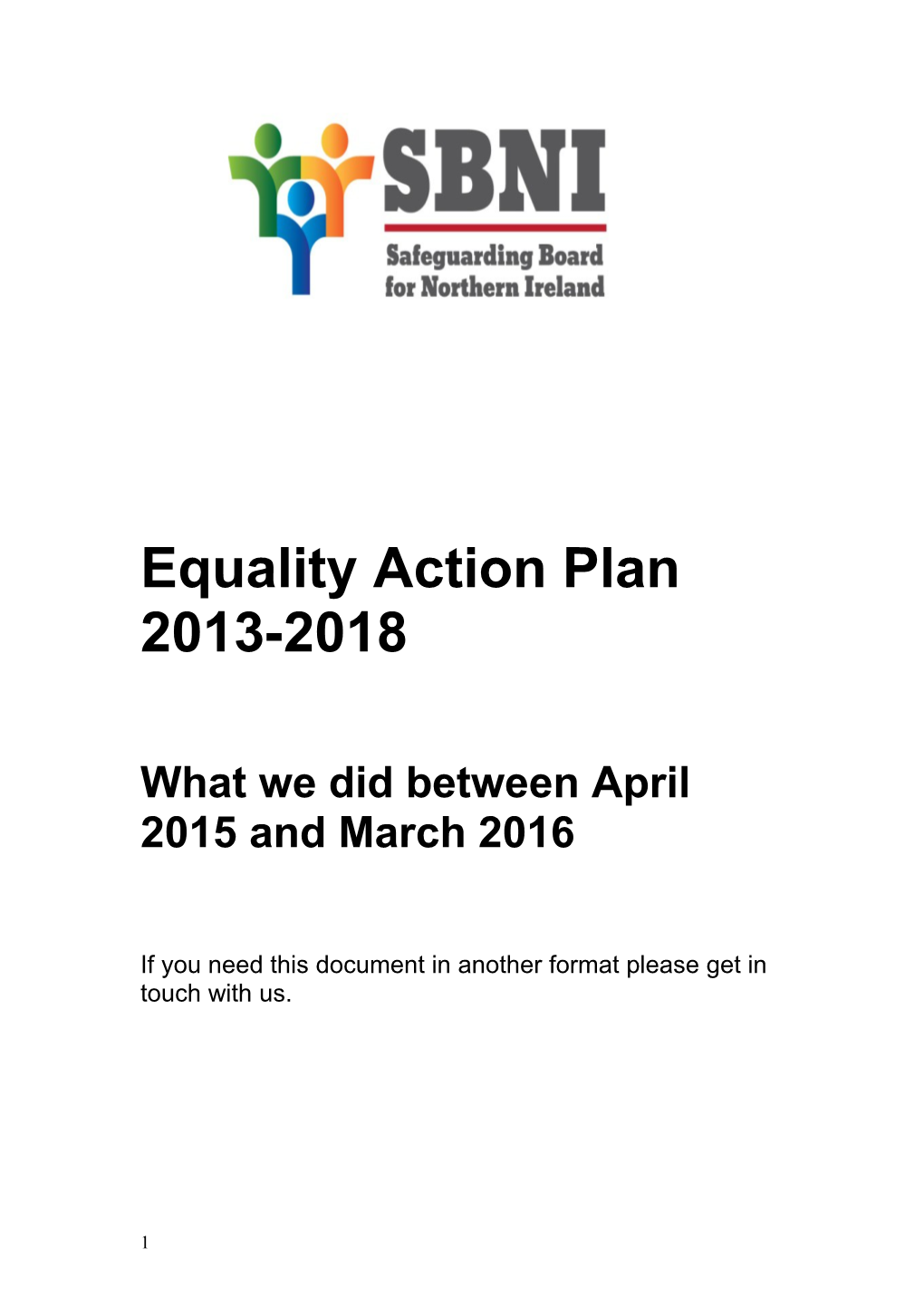 What We Did Between April 2015Andmarch 2016