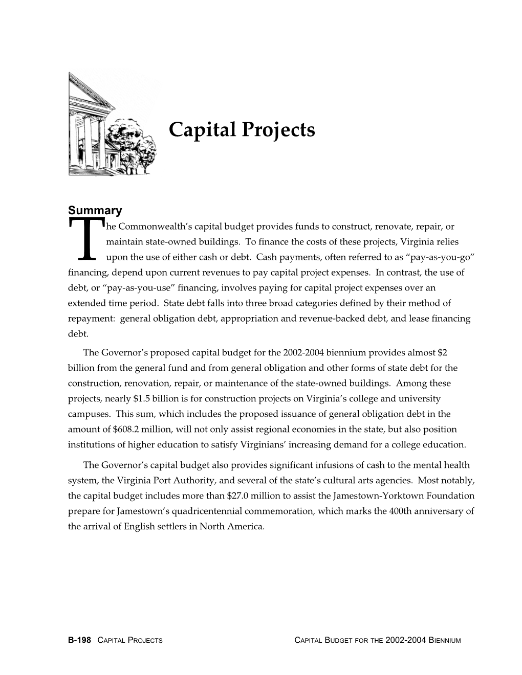 Capital Projects