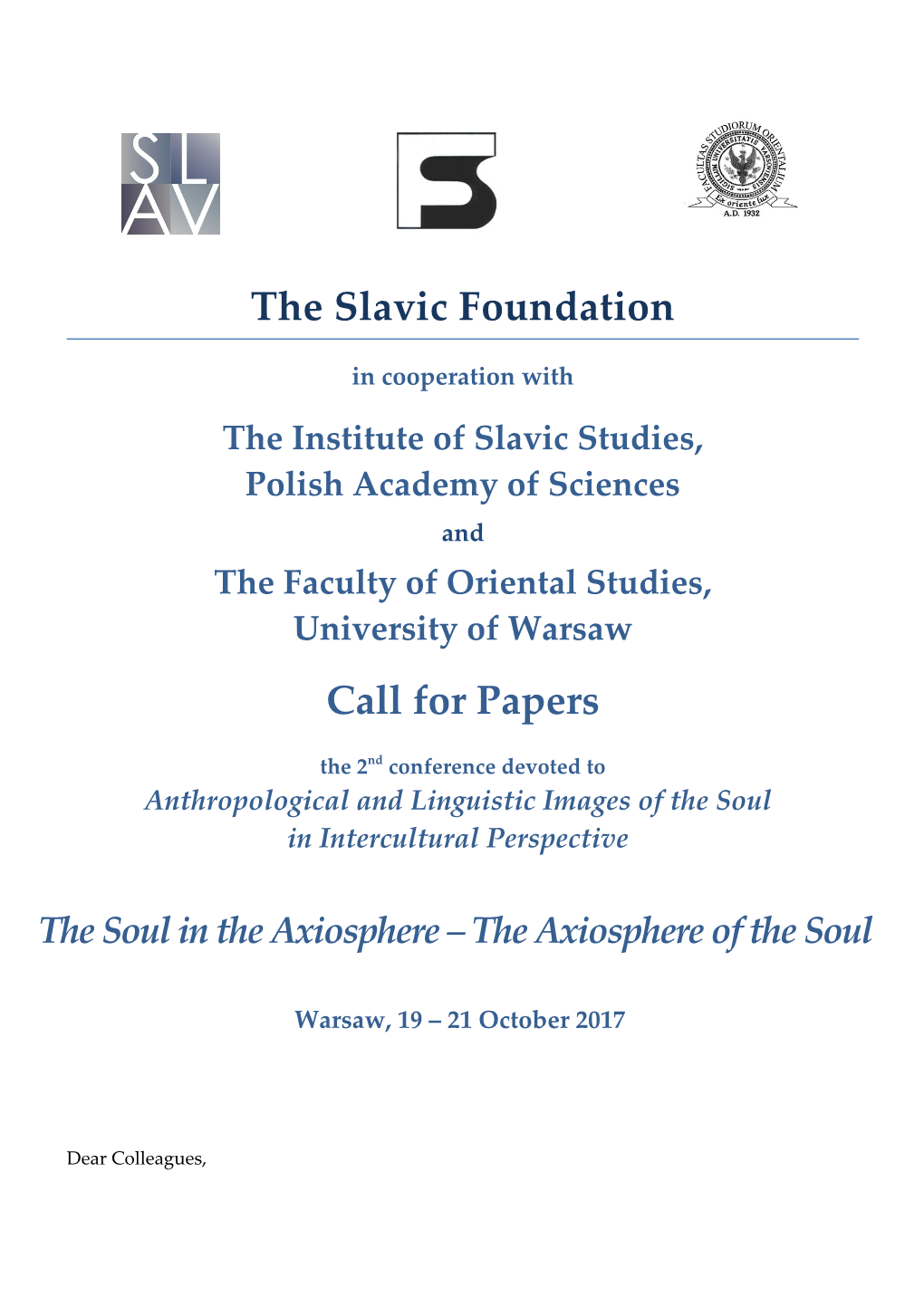 The Institute of Slavic Studies