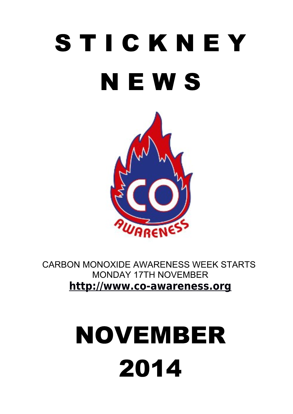 Carbon Monoxide Awareness Week Starts