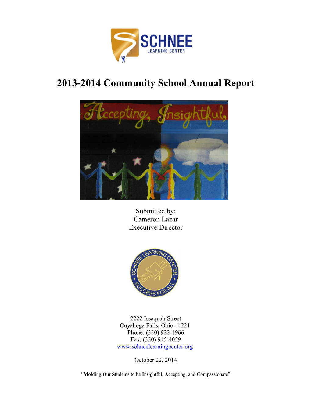 2013-2014 Community School Annual Report