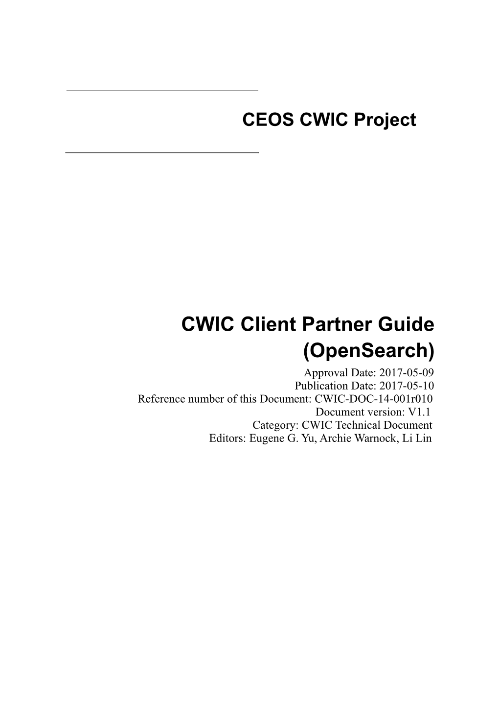 CWCI Client Partner Guide