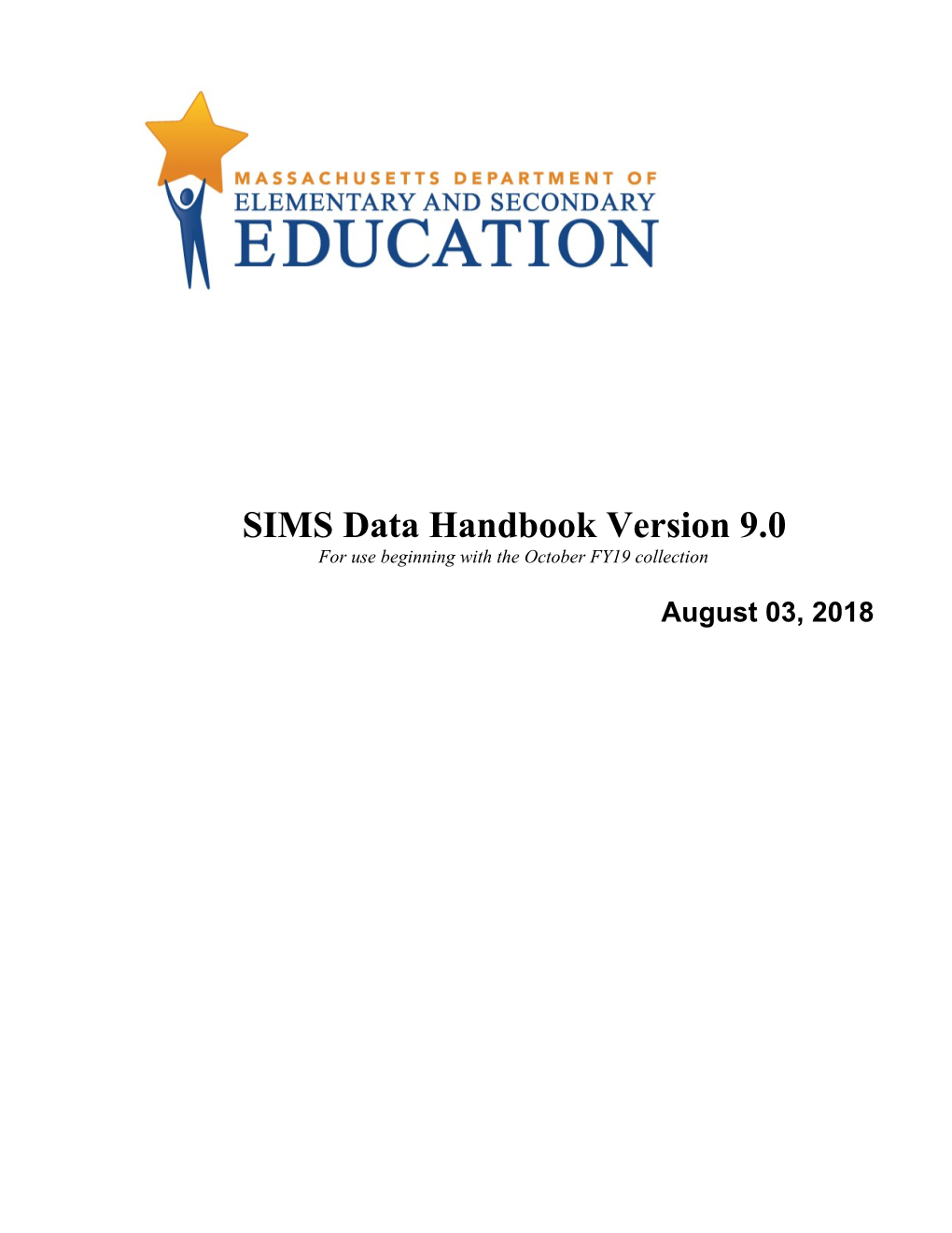 SIMS Data Handbook V. 9.0