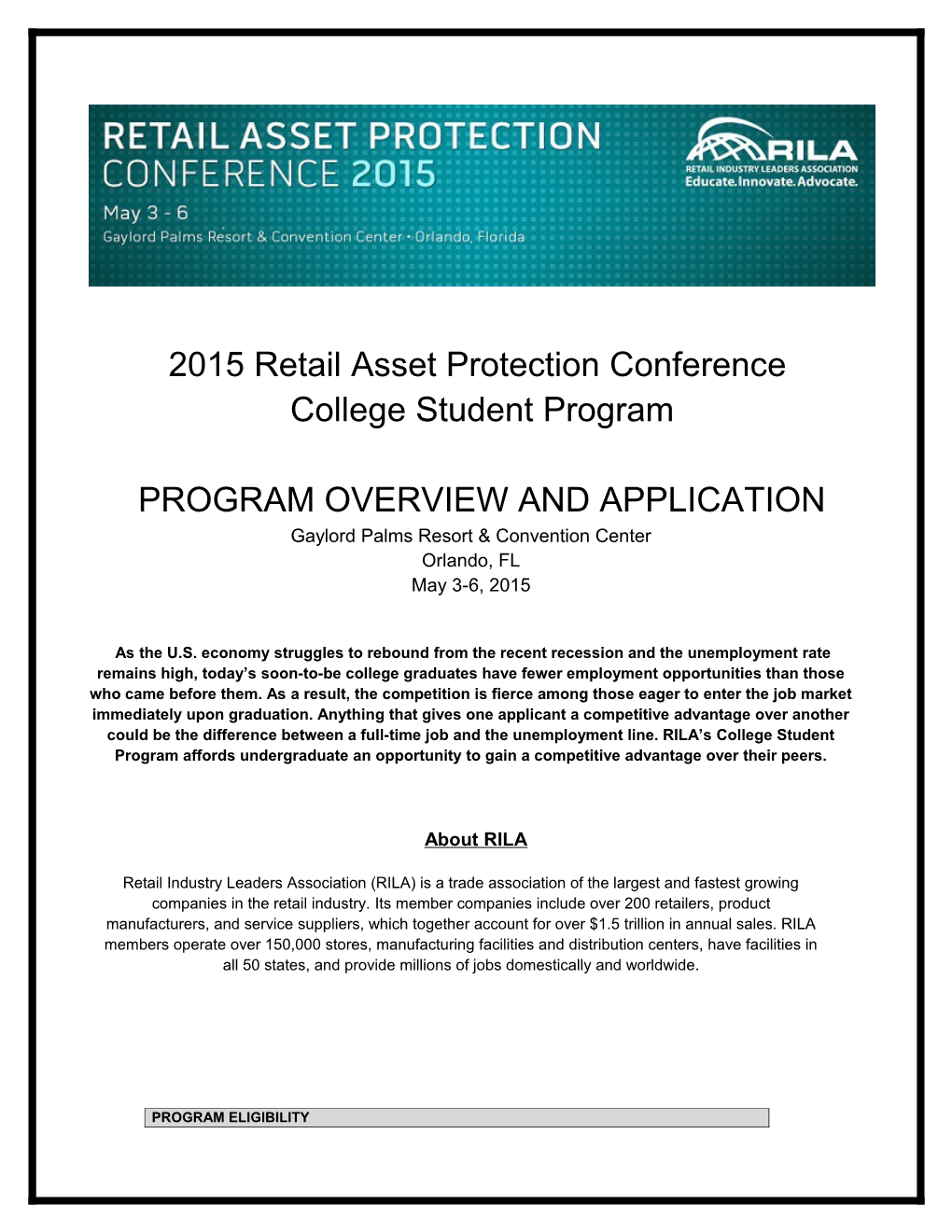 2015Retail Asset Protectionconference