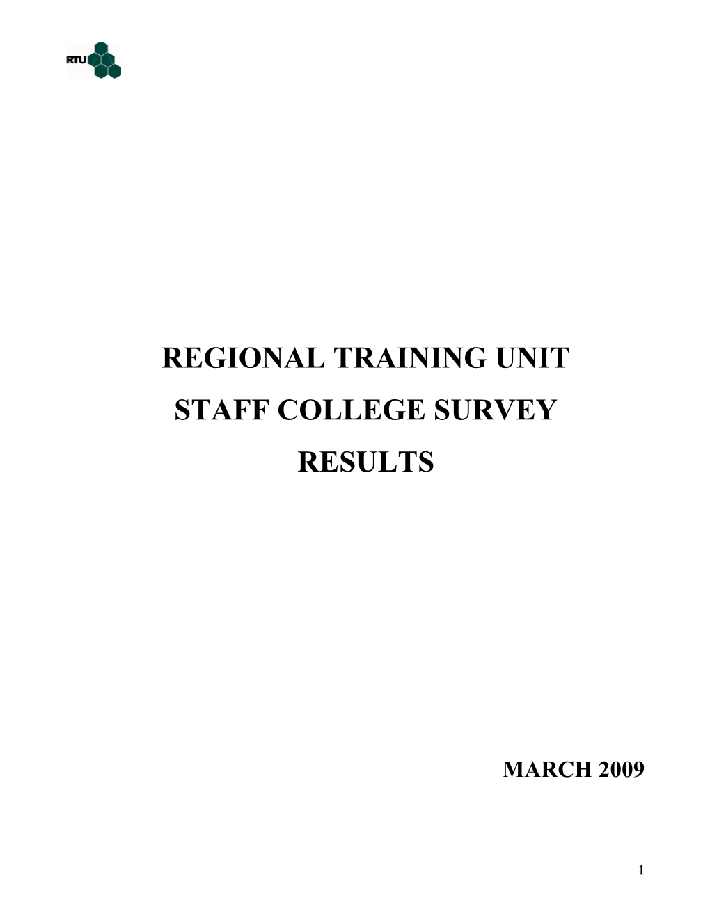 Regional Training Unit
