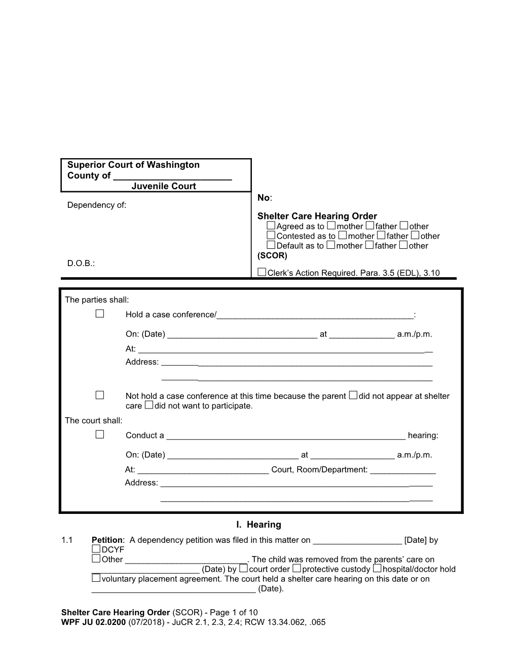 1.2 Appearance: the Following Persons Appeared at the Hearing