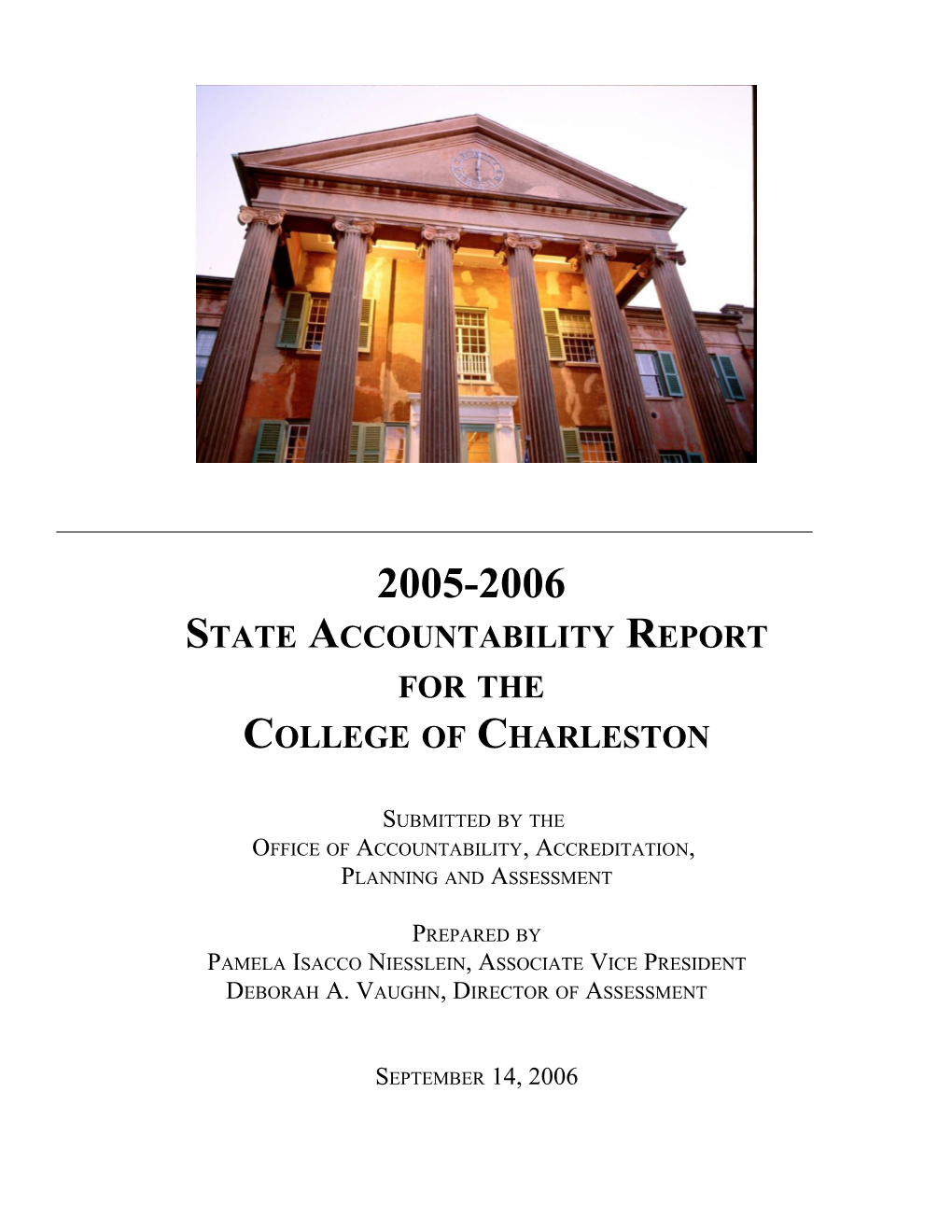 State Accountability Report