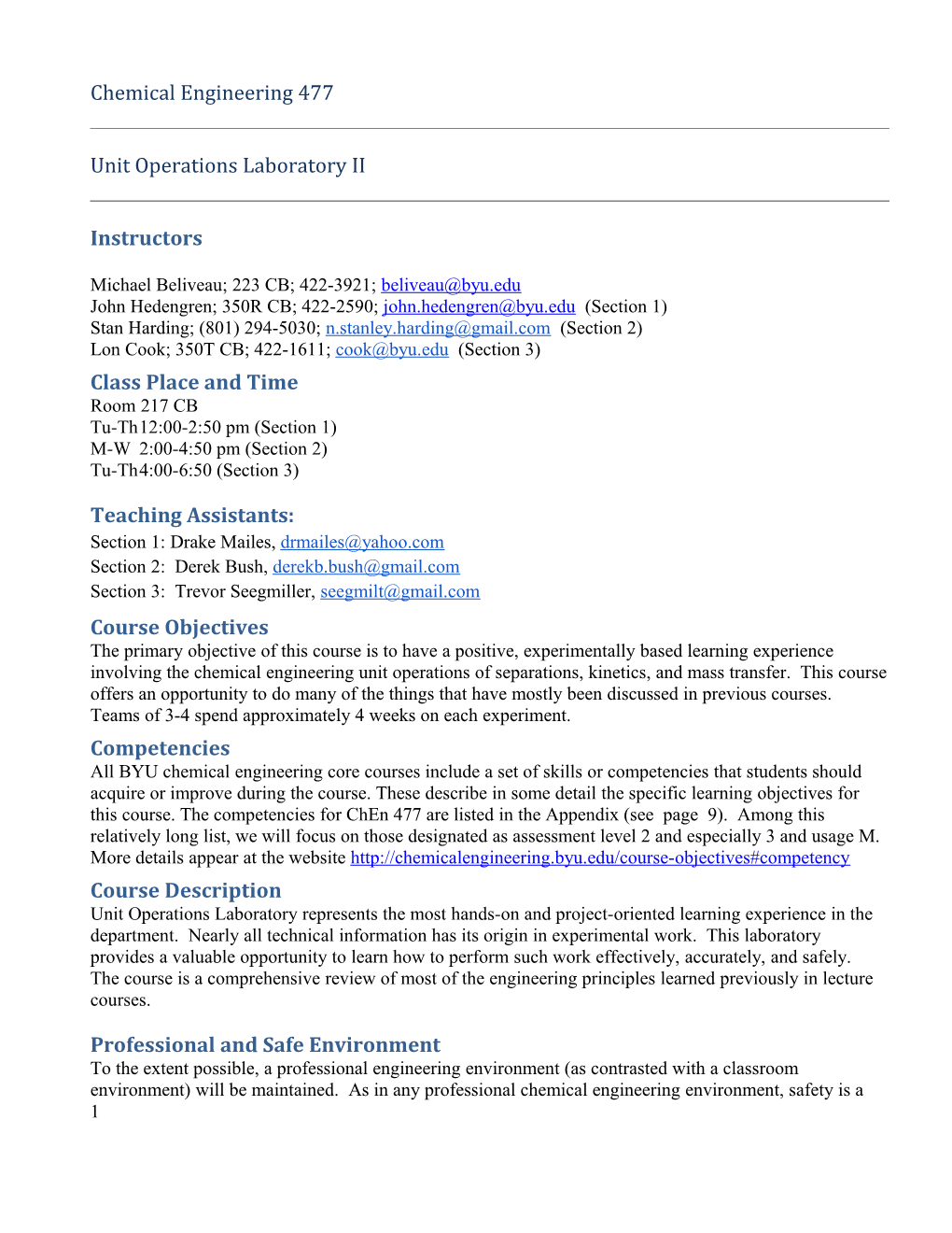 Chemical Engineering 477