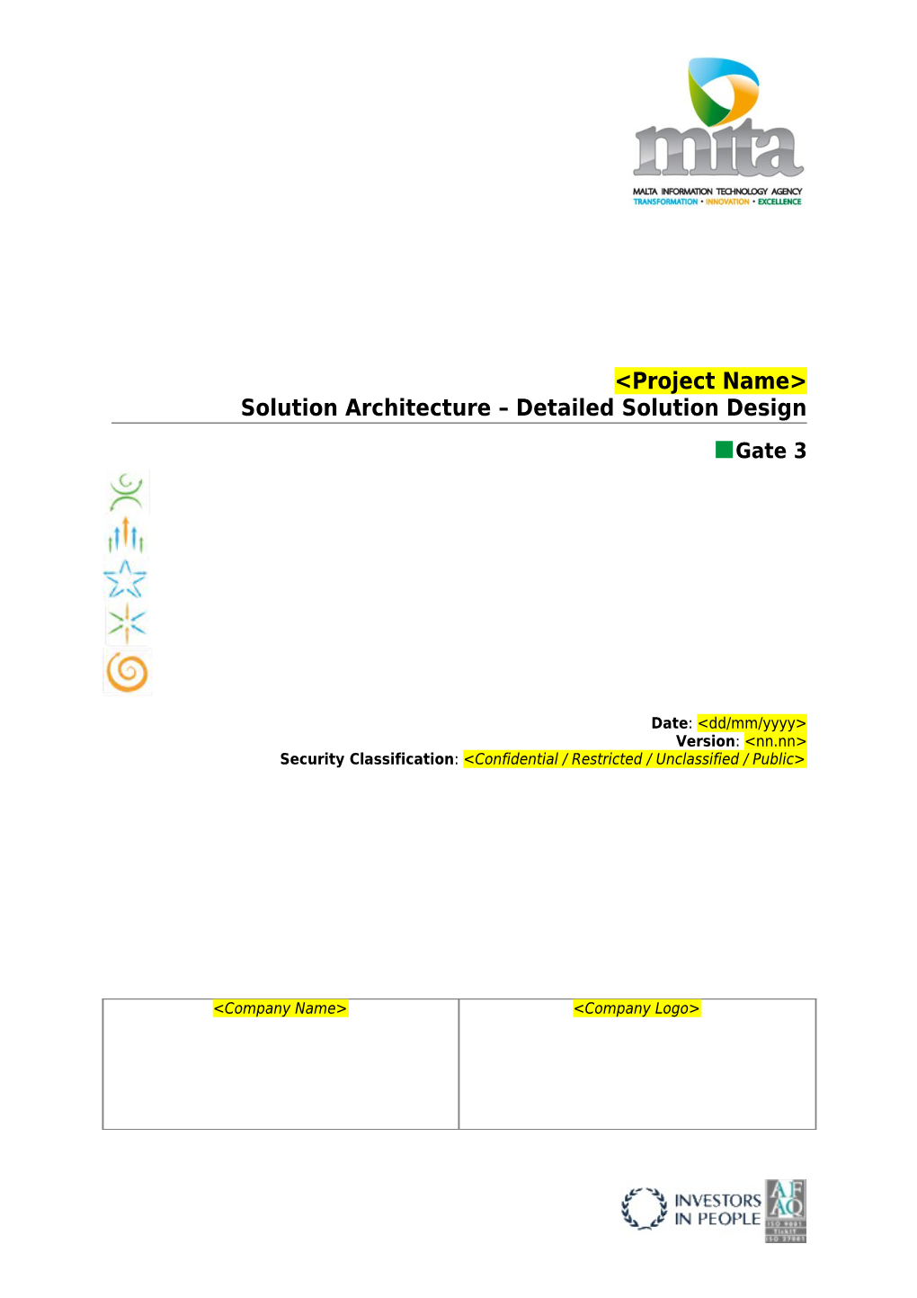 Solution Architecture Detailed Solution Design