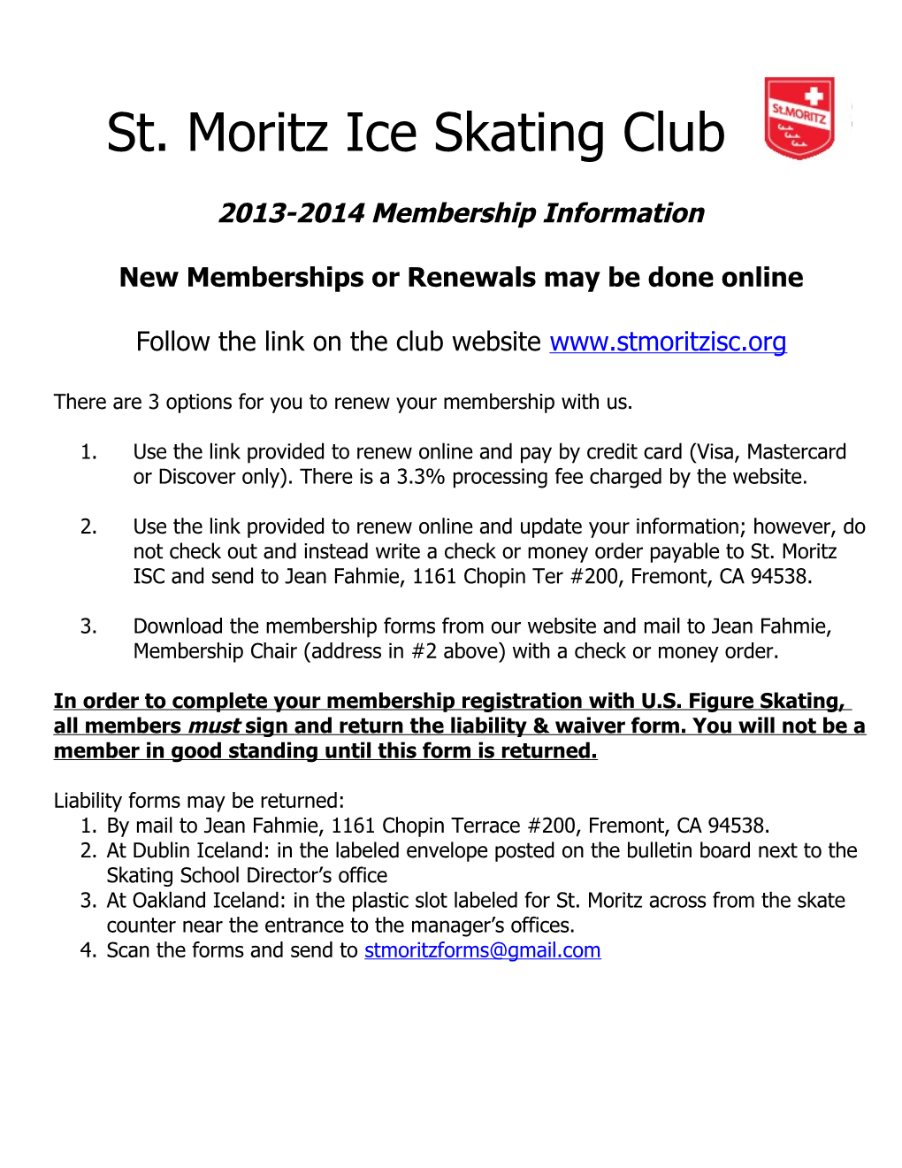 National Skating Week Membership Drive