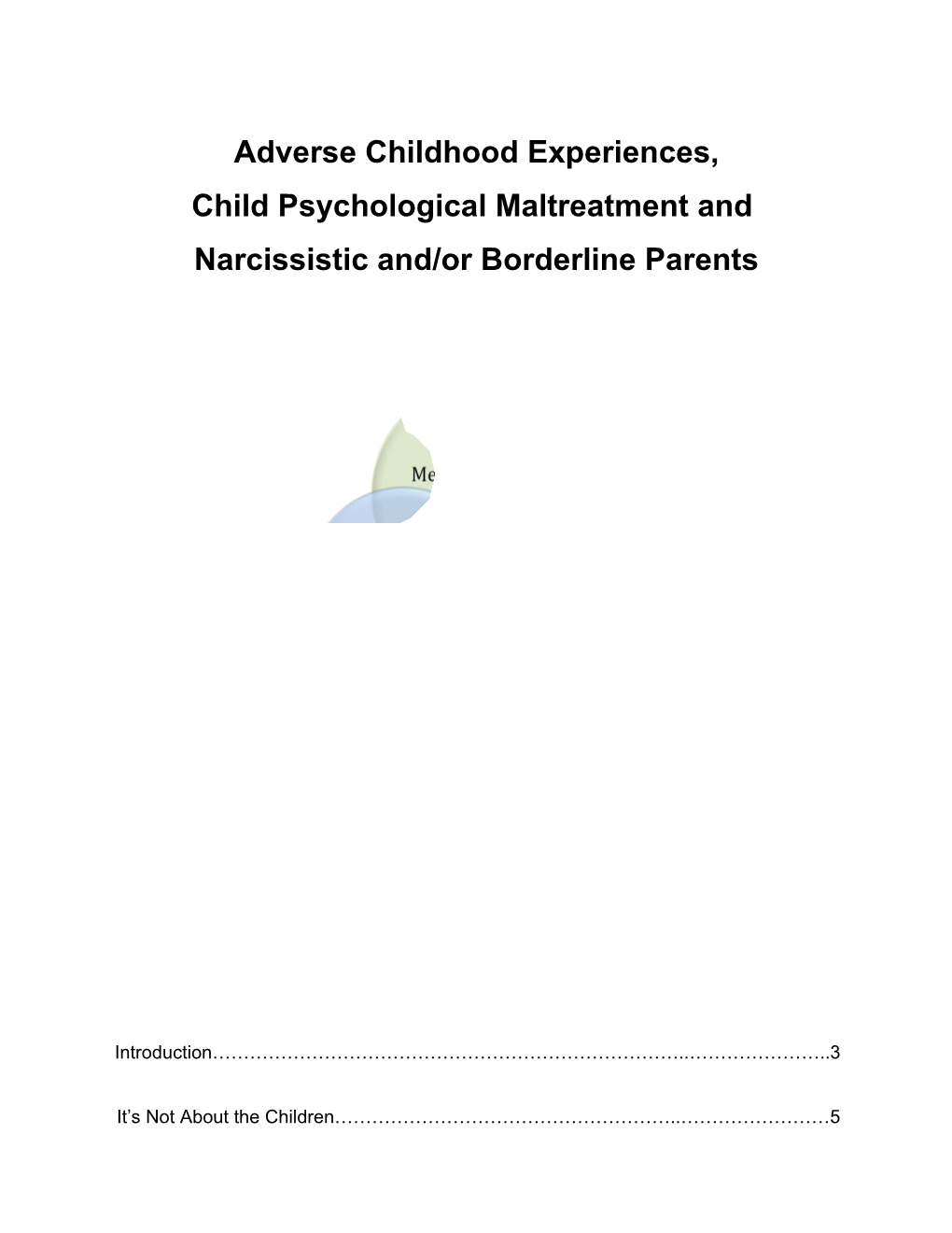 Child Psychological Maltreatment And