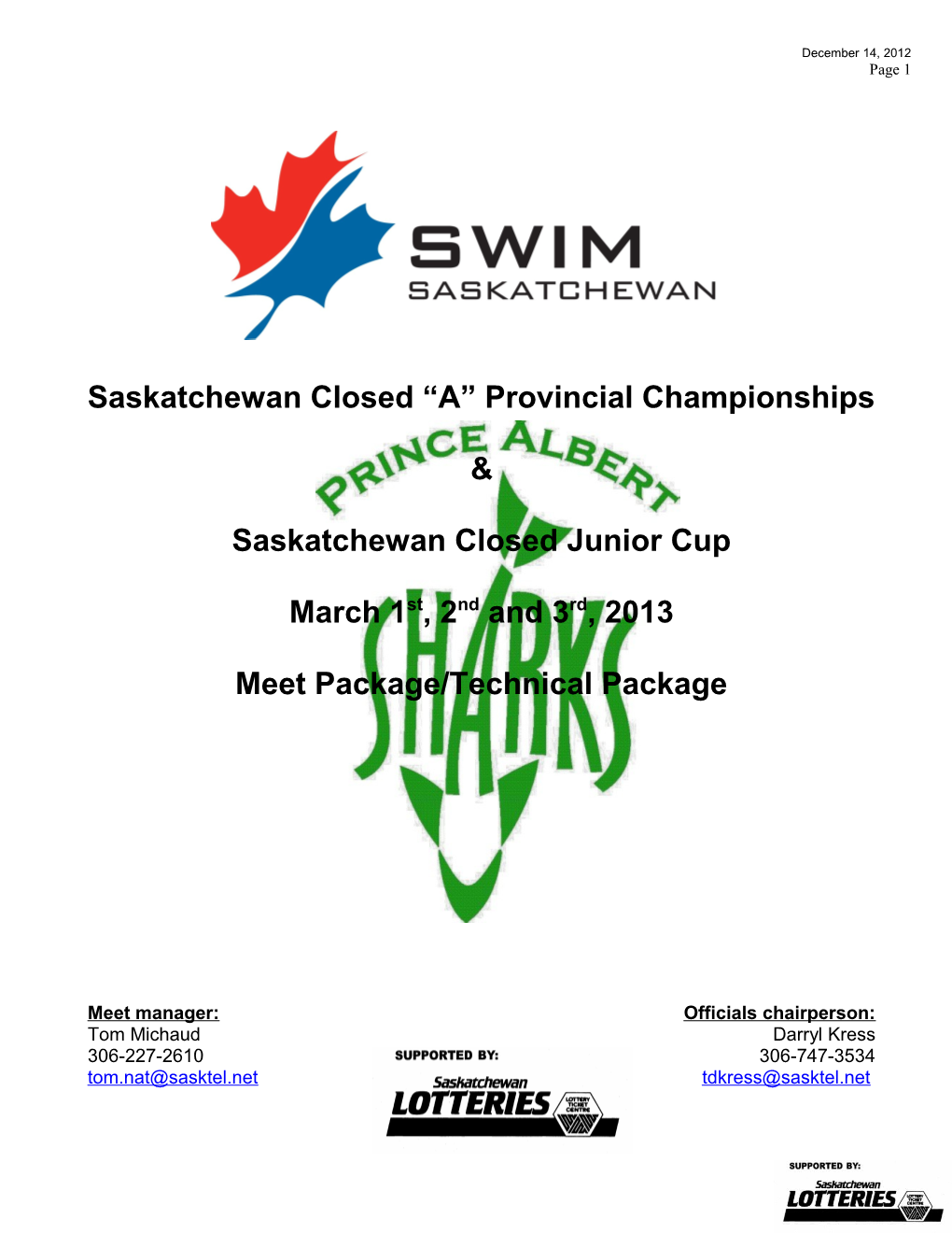 A Provincials/10 & Under Cup