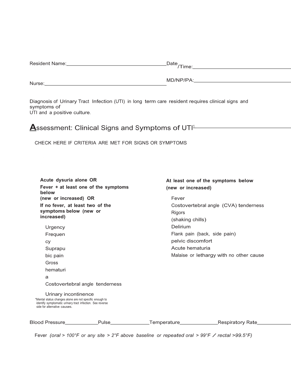 Abcsfordiagnosing Urinarytractinfection Inlongtermcare
