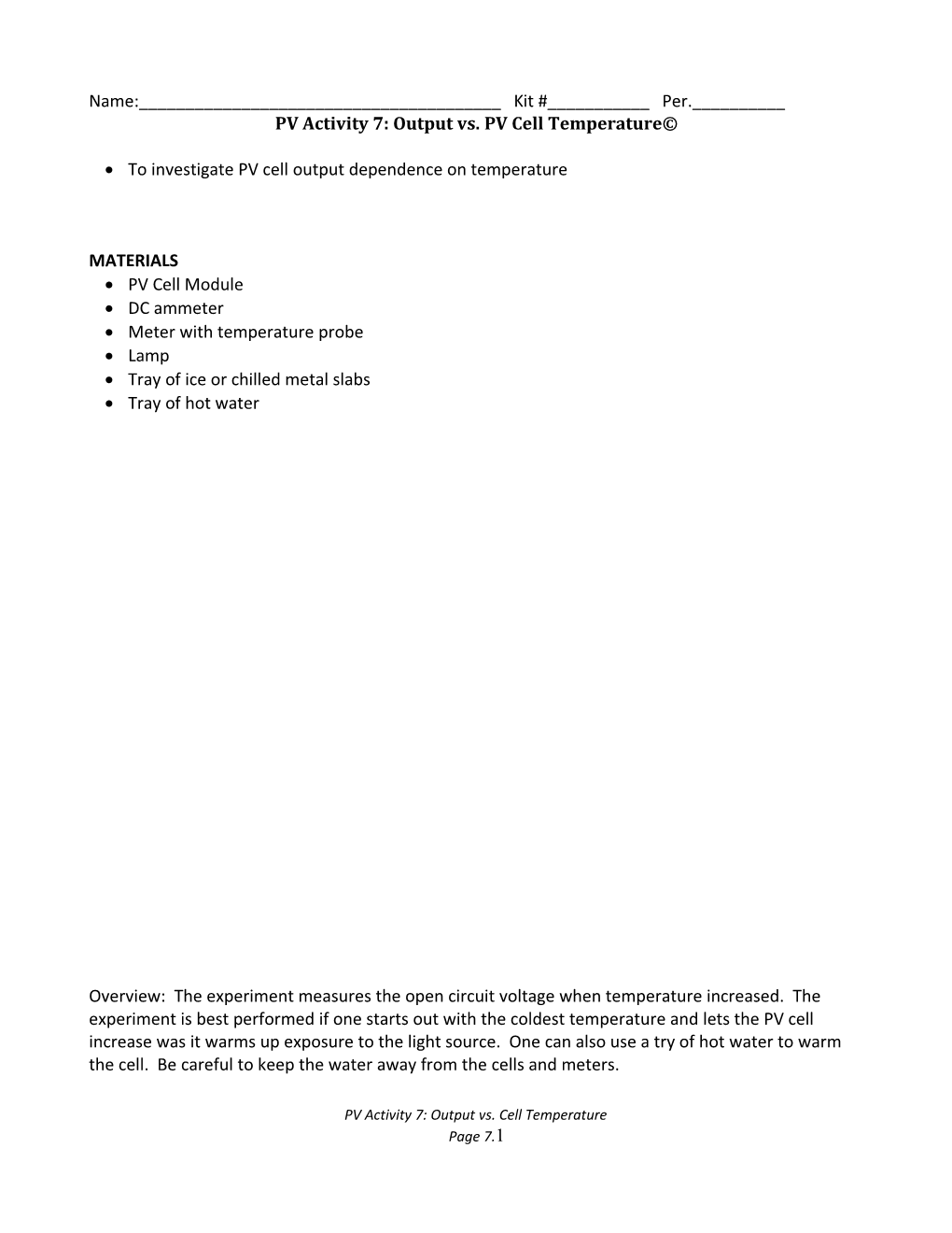 Appendix : Other Possible Measurements