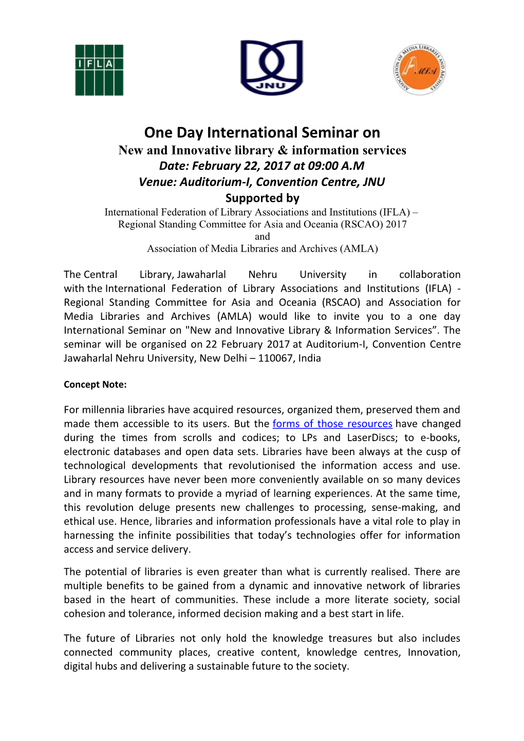 One Day International Seminaron