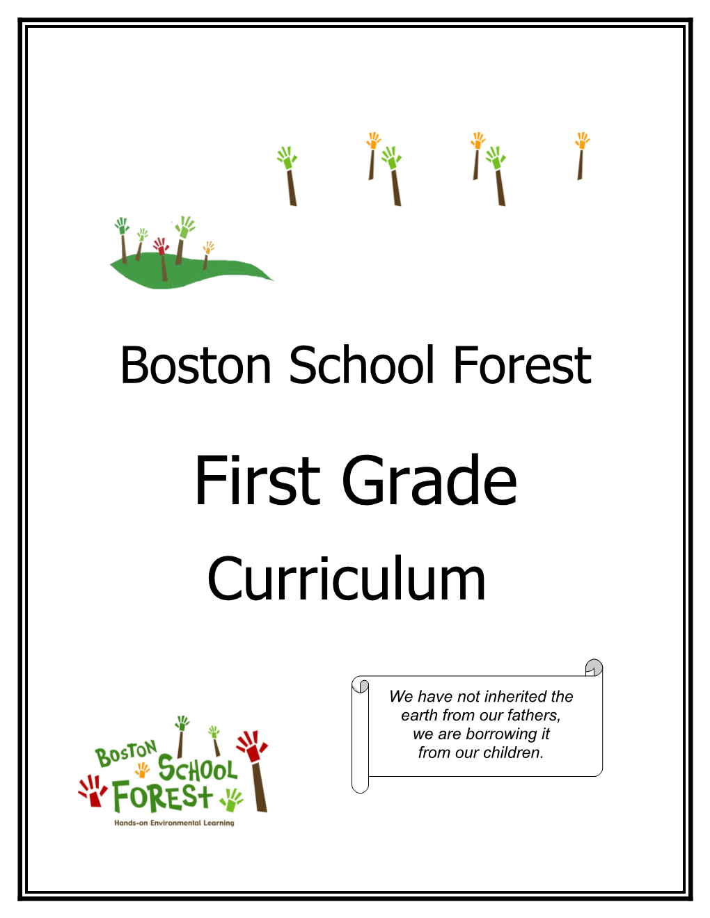 School Forest Lesson Plan