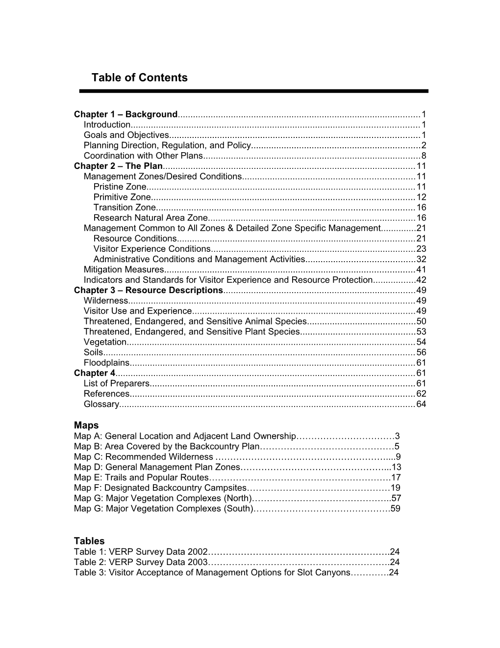 Wilderness Stewardship Plan Handbook