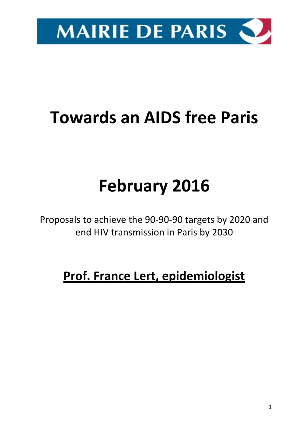 Towards an AIDS Free Paris