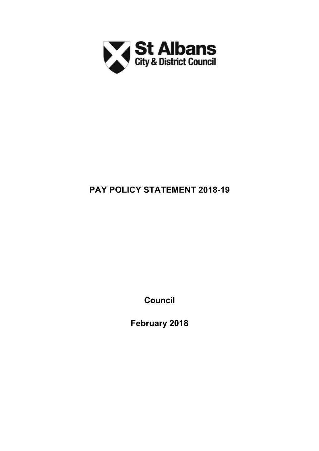 Pay Policy Statement 2018-19