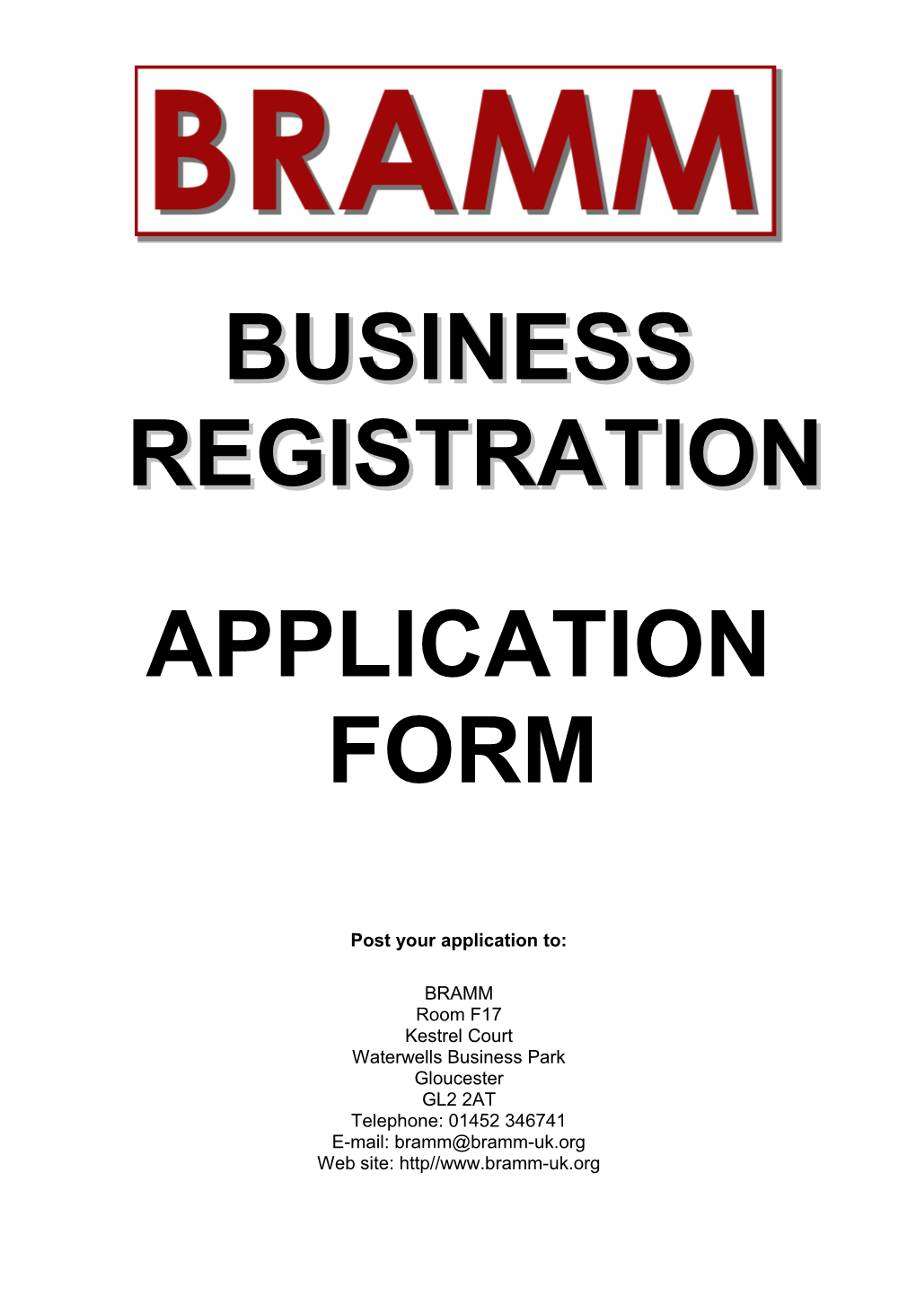 Business Registration